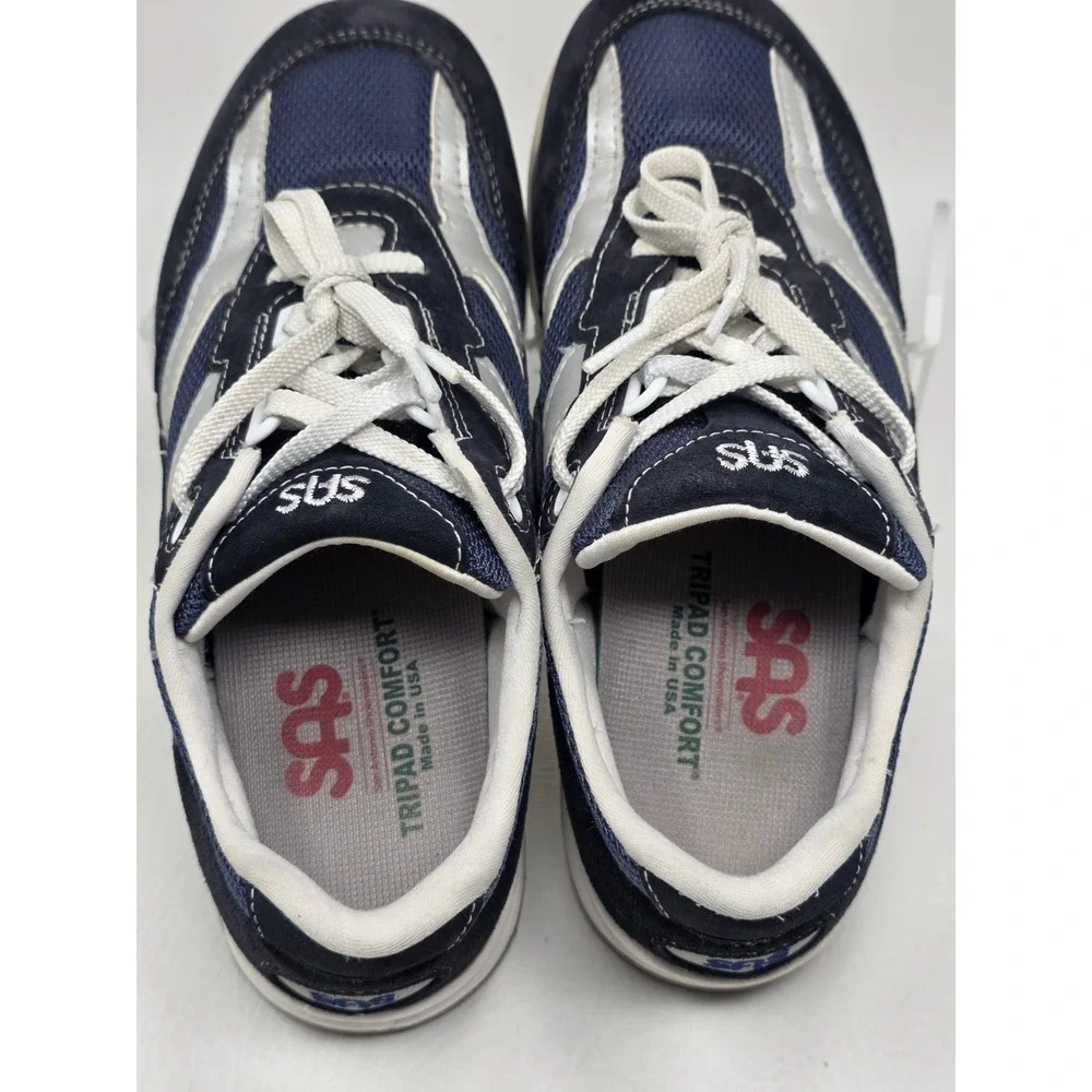 SAS Tour Mesh Lace Up Sneakers Tri-pad Comfort Made In The USA Women's  7.5 Blue